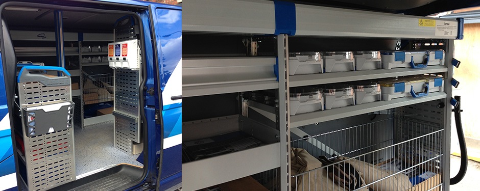 Internal Van Racking Manchester